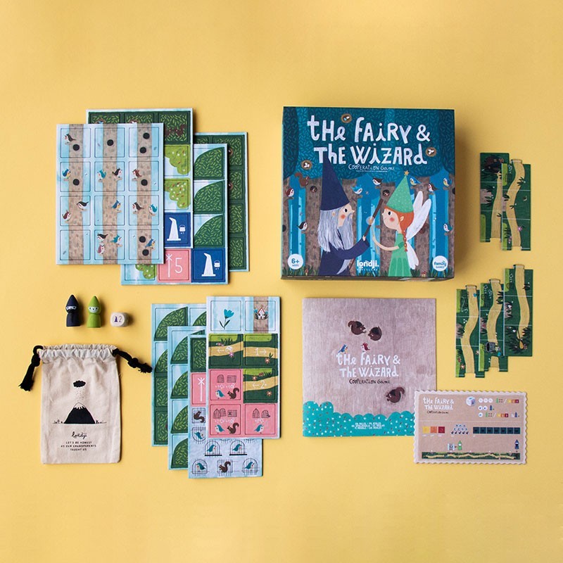 THE FAIRY &amp; THE WIZARD Londji kooperatives Kinderspiel ab 6 Jahren