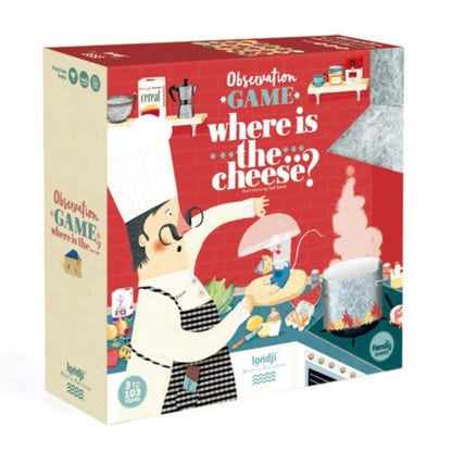 Family Game „Where is the Cheese?“ von Londji, Beobachtungsspiel für die ganze Familie ab 3 Jahren