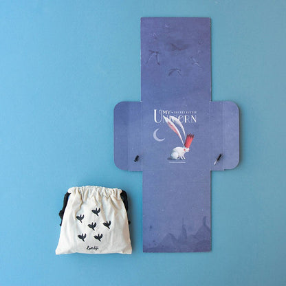 londji Pocket‑Puzzle „My Unicorn“, 100 Teile, magische Einhorn‑Welt, für Kinder ab 6 Jahren