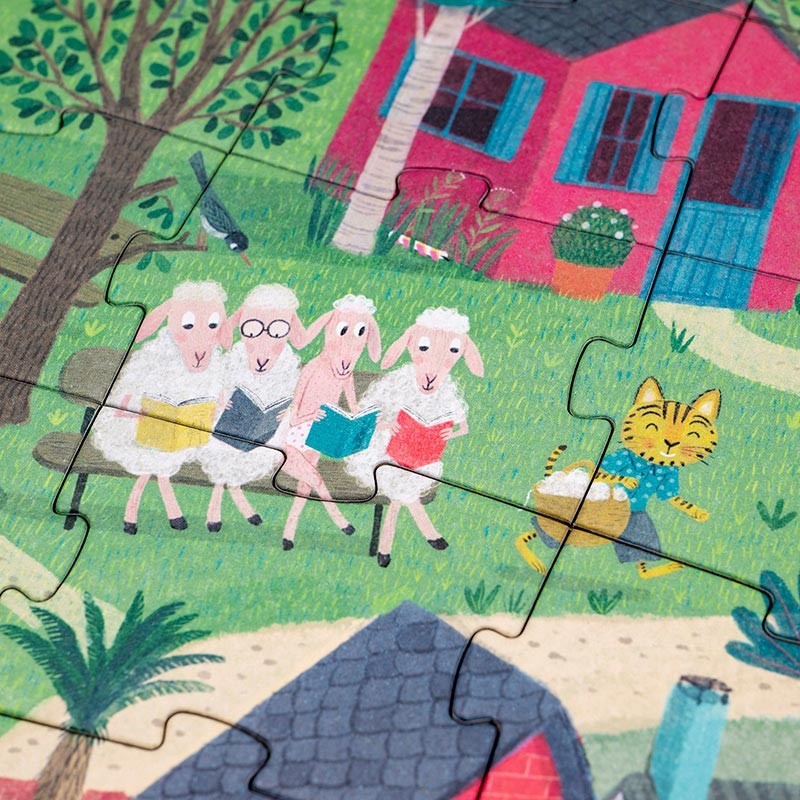 Rätsel-Puzzle „THE MYSTERIOUS CASE OF THE BIRTHDAY CAKE" ab 5 Jahren