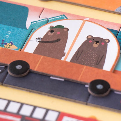 48-Teile-Puzzle „BEEP – BEEP!“ von londji für Kinder ab 3 Jahren, Beobachtungsspiel