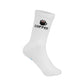 Socken von My Day My Dream. Mit der Aufschrift COFFEE und einer Tasse mit Kaffee gefüllt.
