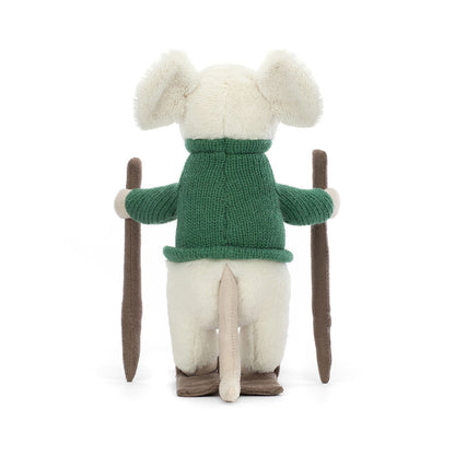 Rückansicht Merry Mouse Skiing von Jellycat.