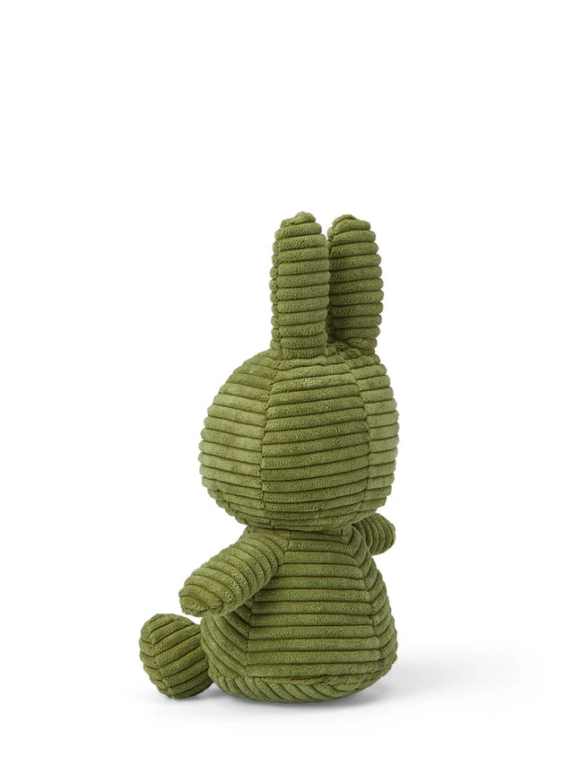 Miffy Corduroy ECO, 23cm, olive green, Miffy Kuscheltier aus Cord
