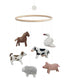 gamcha Mobile "Farm Animals" mit gefilzten Bauernhoftieren - Dekoration fürs Babyzimmer