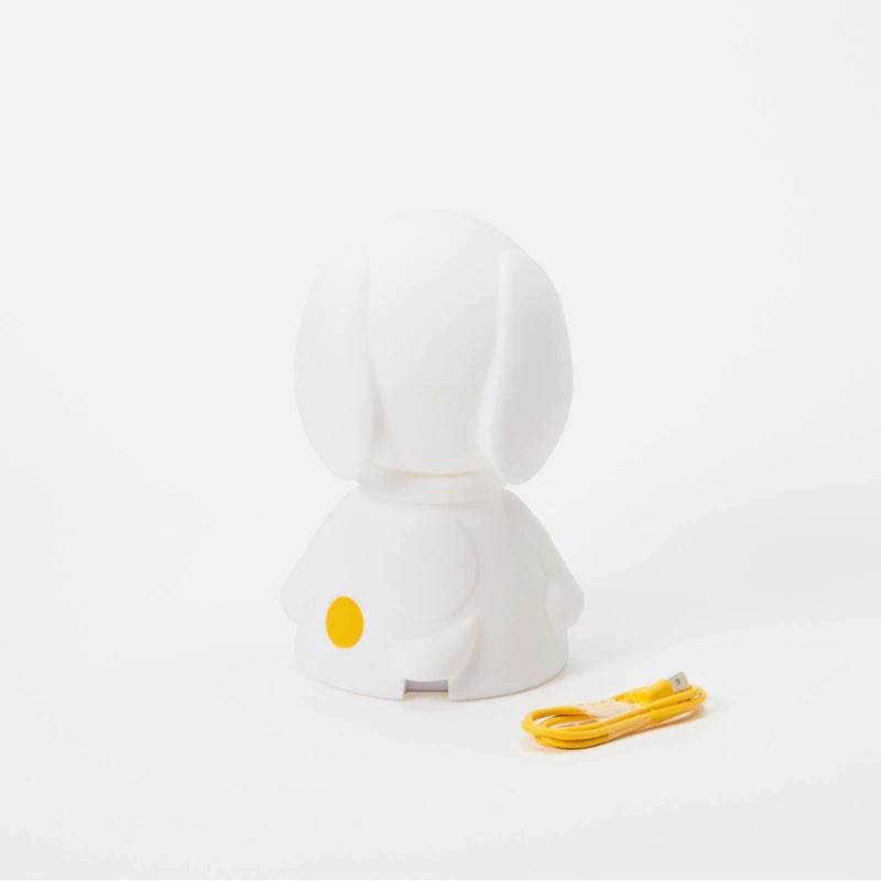 Snoopy First Light Lampe von Mr Maria, weißes Silikon, dimmbares Nachtlicht, kabellos, gemütliche Lampe für Kinderzimmer und Zuhause