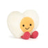 Jellycat Amuseables Heart Boiled Egg Kuscheltier mit Herz, Valentinstag-Geschenk
