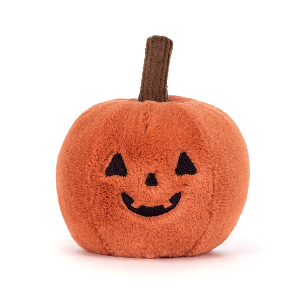 Frontansicht Ooky Jack O Lantern von Jellycat.