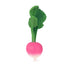 Ramona the Radish Beißring – Radieschen Beißspielzeug aus Naturkautschuk für Babys beim Zahnen
