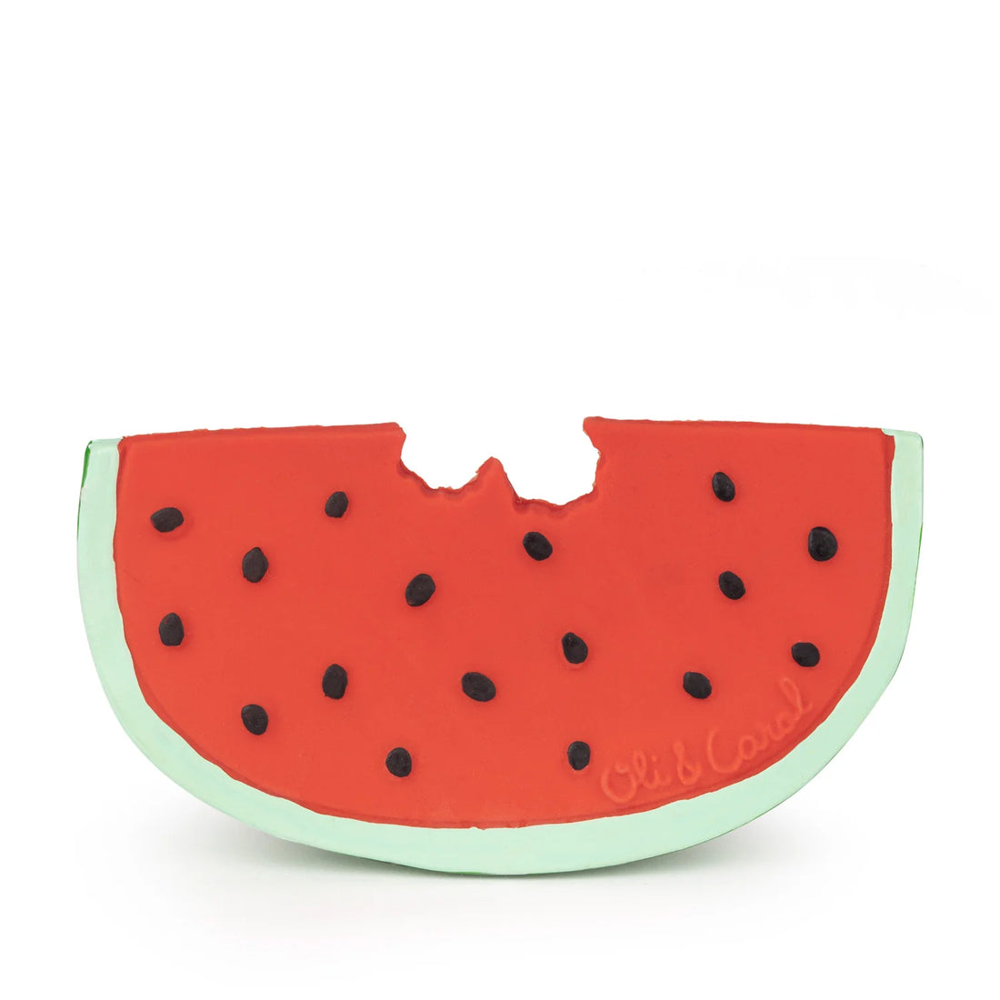 Wally the Watermelon Beißring aus Naturkautschuk als Baby-Beißspielzeug