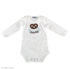 Langarmbody Baby im Trachtenlook mit Brezel-Applikation und Schriftzug „Lausbub“, weiß, aus Baumwolle von P. Eisenherz