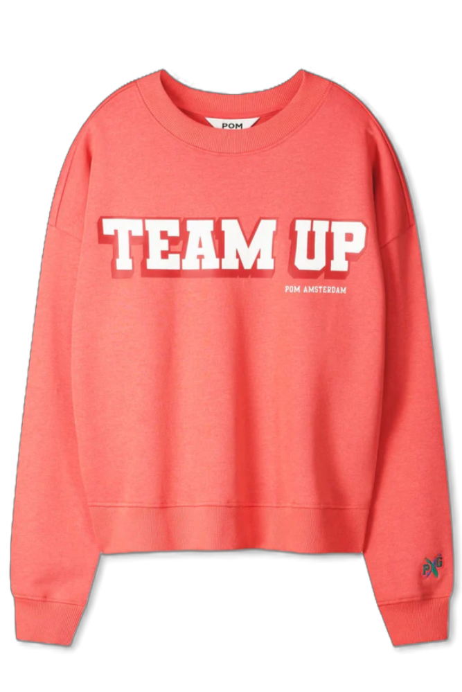 Sweatshirt "TEAM UP", orange