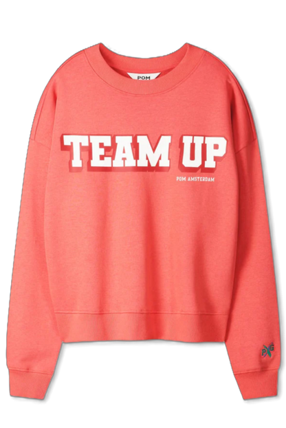 Sweatshirt "TEAM UP", orange