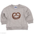 Pullover von Prinz Eisenherz mit Brezel Patch aus kuscheligem Chenille Stoff.