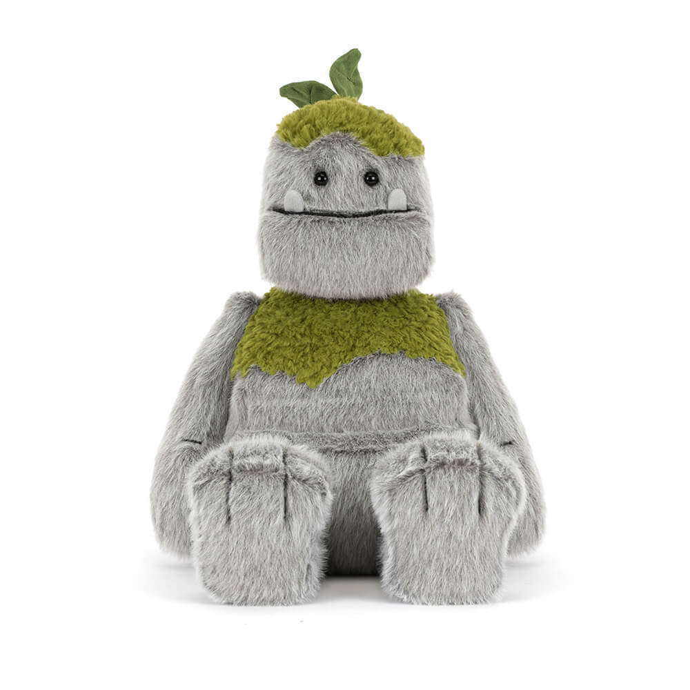 Jellycat Rockleton Kuscheltier Steinwesen auf vier Beinen mit Moos erkundet ruhig die Natur