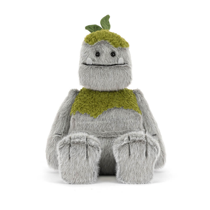 Jellycat Rockleton Kuscheltier Steinwesen auf vier Beinen mit Moos erkundet ruhig die Natur