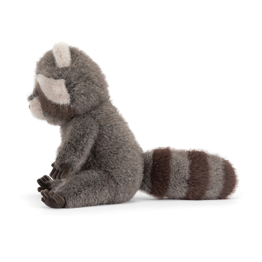 Jellycat Trixiwoo Raccoon Kuscheltier Waschbär mit neugierigem Blick süßes weiches Plüschtier