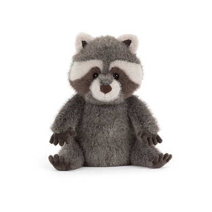Jellycat Trixiwoo Raccoon Kuscheltier Waschbär mit neugierigem Blick süßes weiches Plüschtier