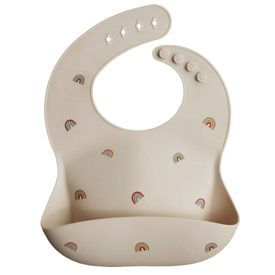 Silicone Baby BIB, rainbow