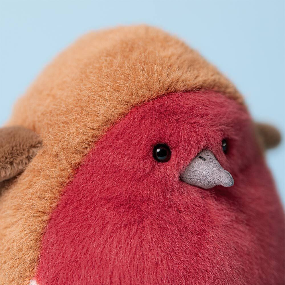 Detailansicht Plum Robin von Jellycat.