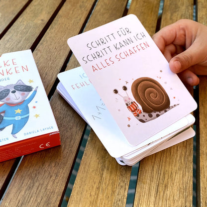 Geschenkidee Affirmationskarten für Kinder zur Einschulung oder als Mutmacher