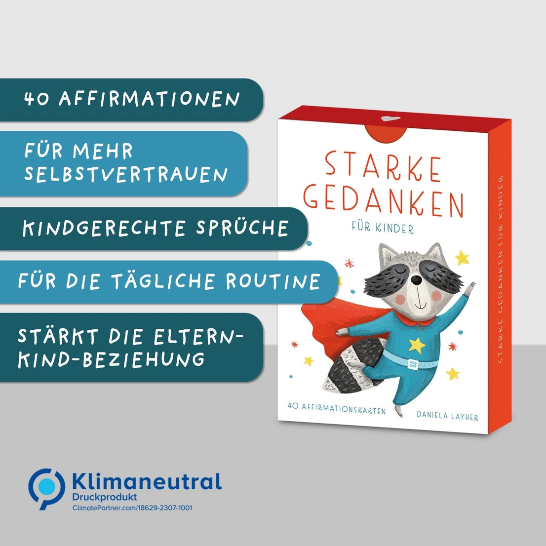 Geschenkidee Affirmationskarten für Kinder zur Einschulung oder als Mutmacher