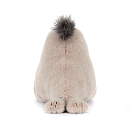 Jellycat Roarwell Sea Lion Kuscheltier Seehund mit kleinen Flossen und weichem grau-braunem Fell