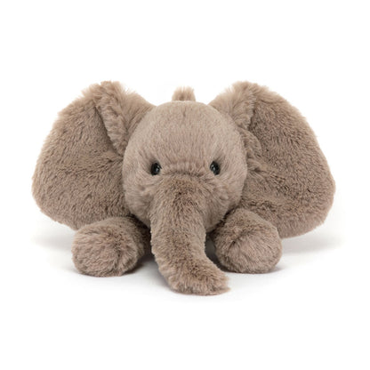 Ein Elefant zum Verlieben! Der kleine Smudge Elephant von Jellycat. Als limitierte Version ist er um so begehrter.