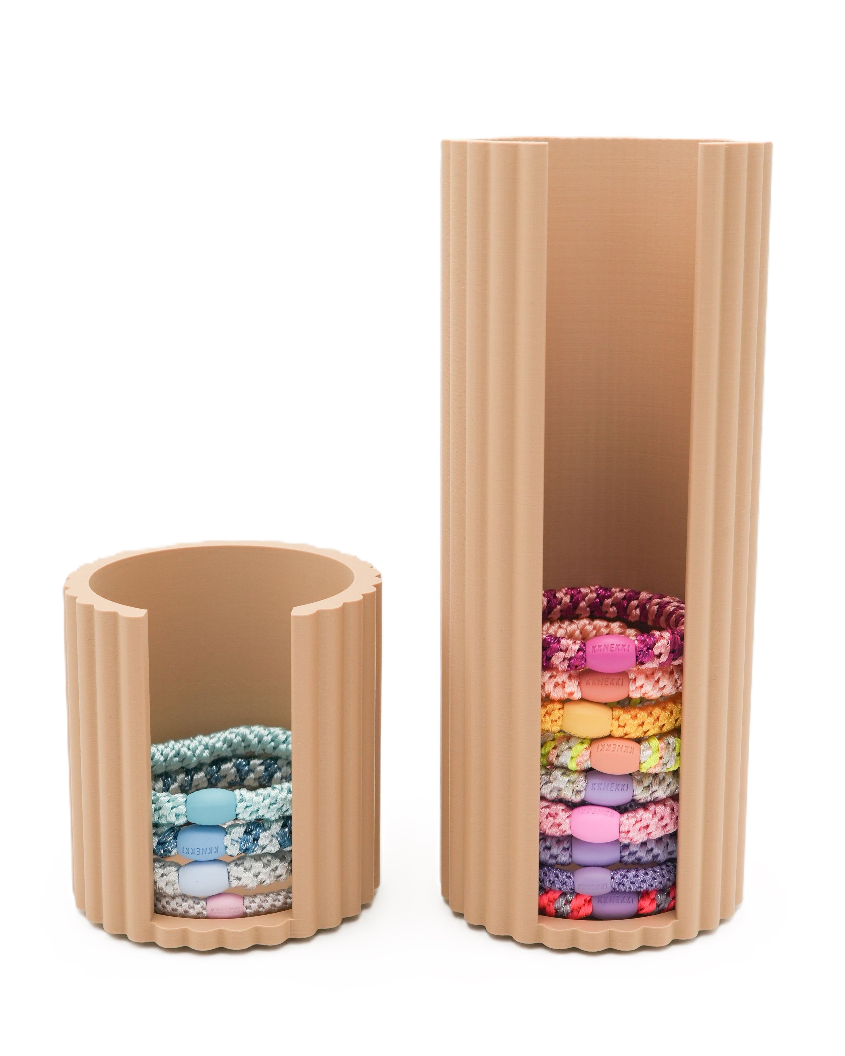 KKNEKKI Aufbewahrungsbox Taupe von STUDIOACHTZWO für Haargummis und Haarbänder