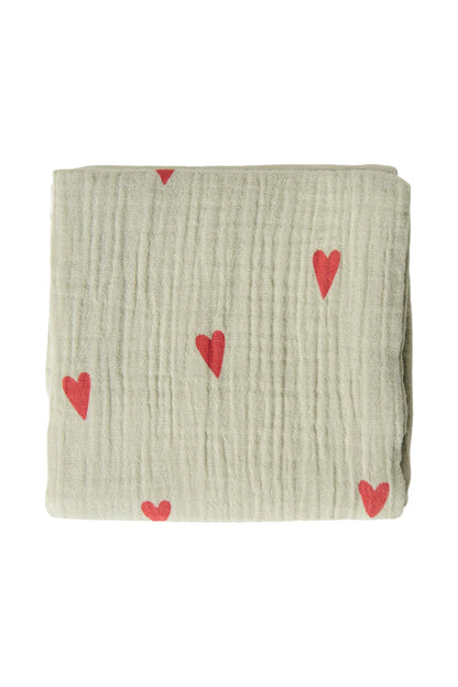 Swaddles von Studio Noos. Schönes bedrucktes super weiches Stilltuch, Pucktuch oder Wickelunterlage aus Biobaumwolle. 