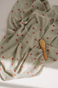 Swaddle, 70 x 70 cm - Sage Green Hearts