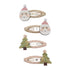 Haarspangen Santa und Christmas Tree Clic Clacs von Mimi und Lula 