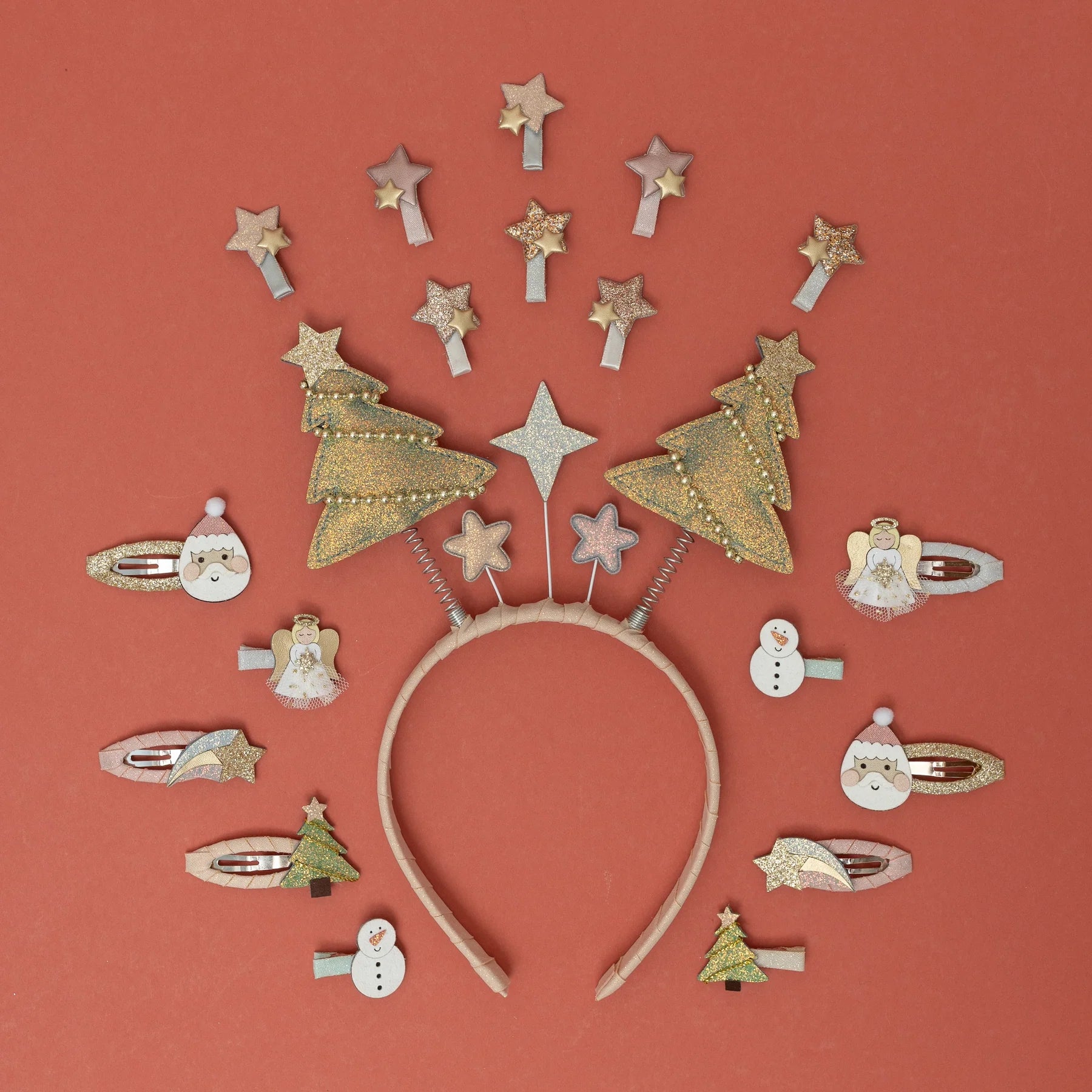 Haarspangen Santa und Christmas Tree Clic Clacs von Mimi und Lula 
