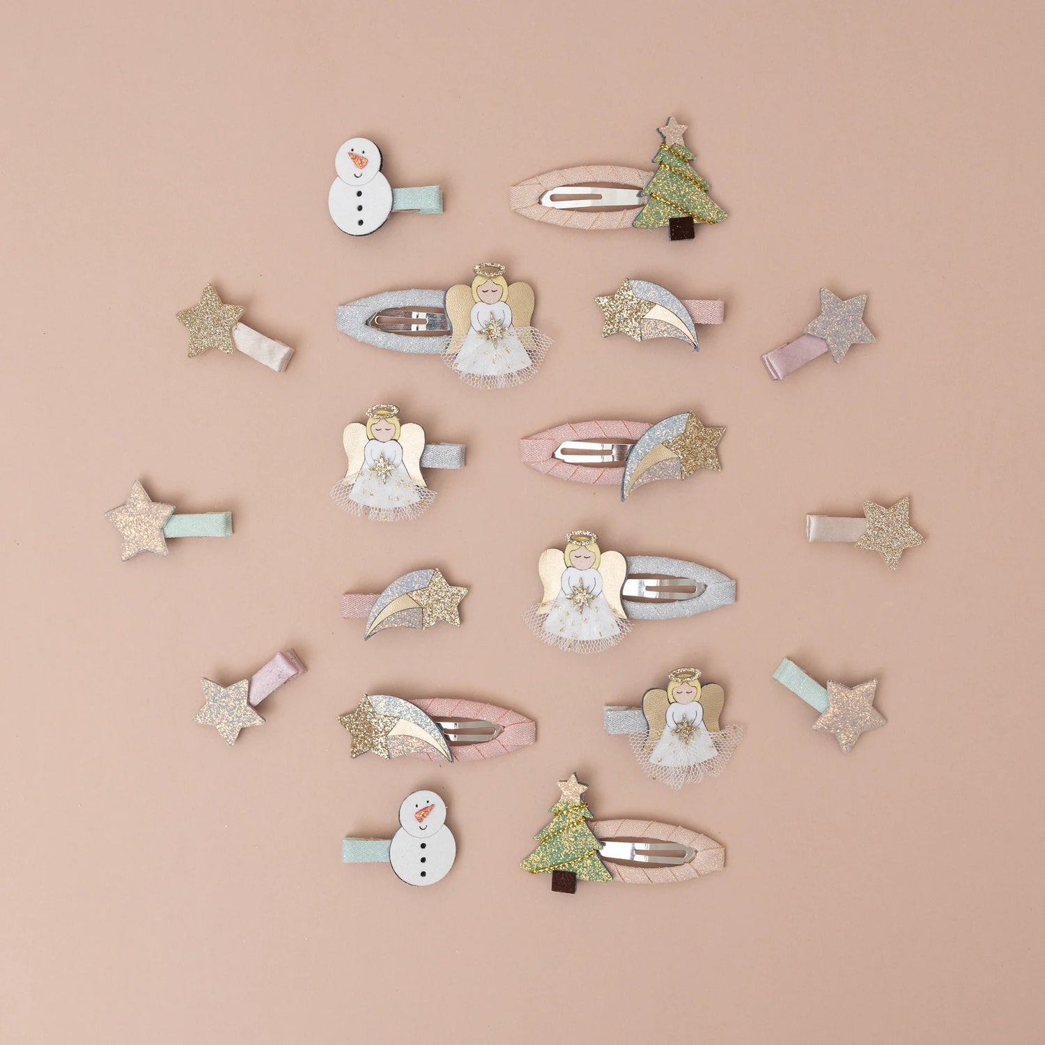 Haarspangen Santa und Christmas Tree Clic Clacs von Mimi und Lula 