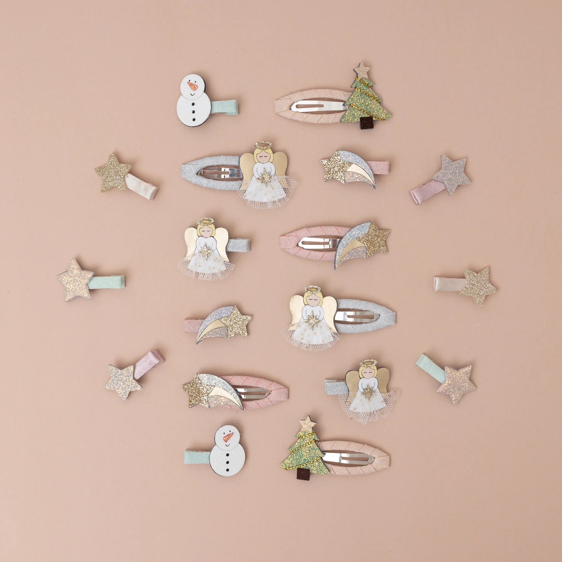 Haarspangen Santa und Christmas Tree Clic Clacs von Mimi und Lula 