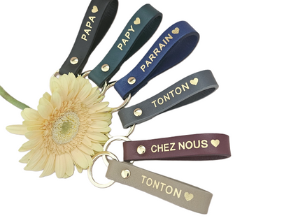 Love Mama &quot;Leder-Schlüsselanhänger&quot; in verschiedenen Farben