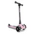 Scoot and Ride Highwaykick 3 LED Rose – sicherer Kinder-Scooter mit LED-Rädern und verstellbarer Lenkstange ab 3 Jahren