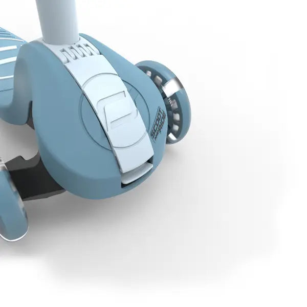 Scoot and Ride Highwaykick 3S Steel mit LED Vorderrädern, klappbarer Kinderroller und höhenverstellbarer Lenker