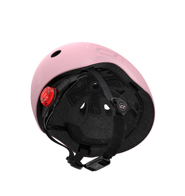 Scoot &amp; Ride Kinderhelm S-M in Rose, sicherer Kinderhelm für Mädchen - für Roller, Laufrad und Fahrrad