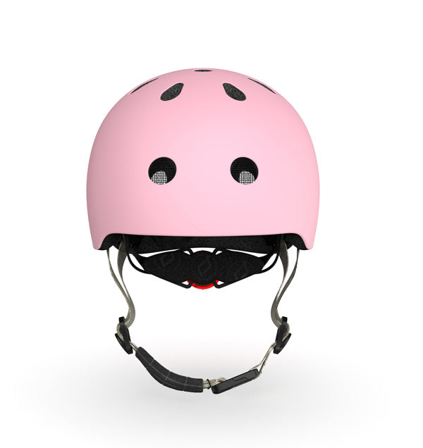 Scoot &amp; Ride Kinderhelm S-M in Rose, sicherer Kinderhelm für Mädchen - für Roller, Laufrad und Fahrrad