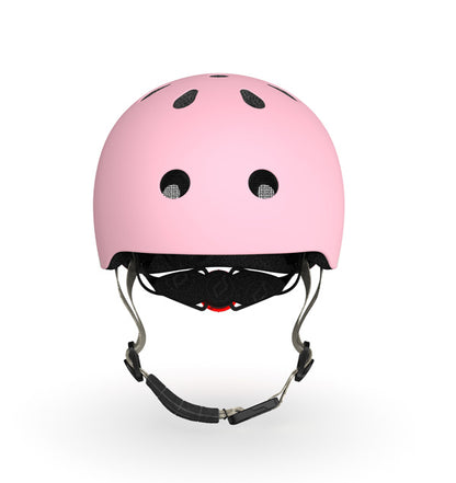 Scoot &amp; Ride Kinderhelm S-M in Rose, sicherer Kinderhelm für Mädchen - für Roller, Laufrad und Fahrrad