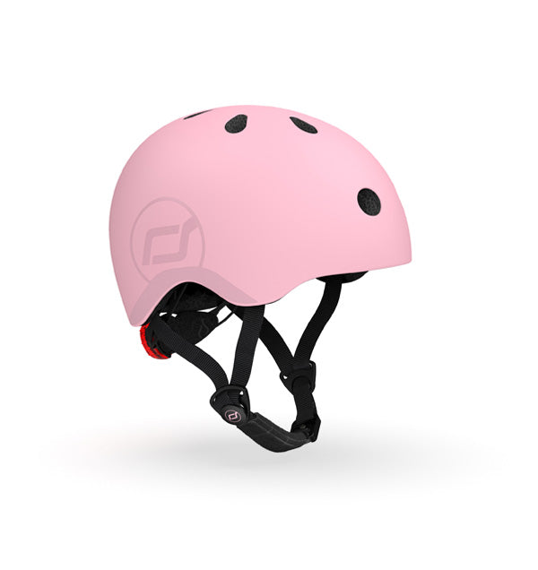 Scoot &amp; Ride Kinderhelm S-M in Rose, sicherer Kinderhelm für Mädchen - für Roller, Laufrad und Fahrrad