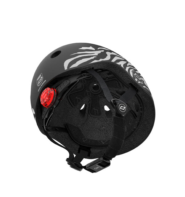 Scoot and Ride Kinderhelm XXS für Mädchen, 45–51 cm Kopfumfang, Schwarz-Zebra