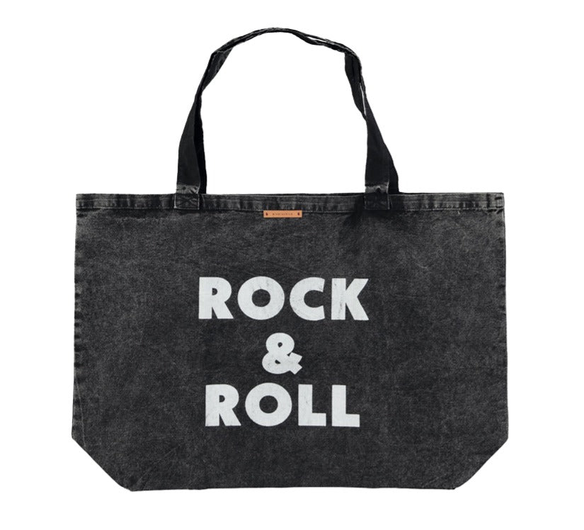 Sisters Department XL Bag &quot;Rock &amp; Roll&quot;. Die große, feste und vielseitige Canvas Tragetasche bietet viel Platz