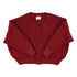 Der Sisters Department Strickcardigan, Burgund, ist mit feinen metallisch‑glänzenden Fäden durchzogen. Das verleiht der Strickjacke einen edlen Glitzer‑Effekt.
