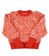 Der Sisters Department Strickpullover, Animalprint, Rot-Ecru setzt ein modisches Statement