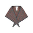 Strick-Bandana Animal Print Grau von Sisters Department mit modernem Muster