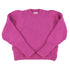 Strickpullover Soft Knit Fuchsia von Sisters Department mit Rundhalsausschnitt und betonter Schulterpartie