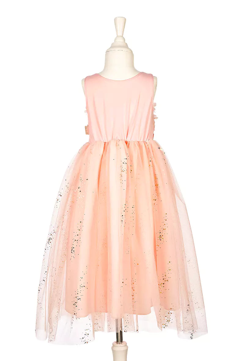 Souza Prinzessin Kostüm „Evelynn“ für Mädchen, rosa Kleid mit Tüllrock, Pailletten und Blumen