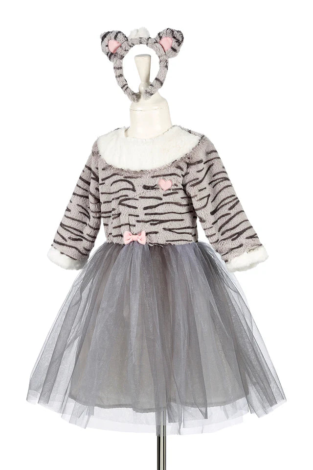 Souza Katzen Kostüm „Cat Catia“ für Mädchen mit Kleid, Tüllrock, Schwanz und passendem Haarreif
